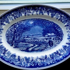Spode Winter’s Eve 2003 oval platter